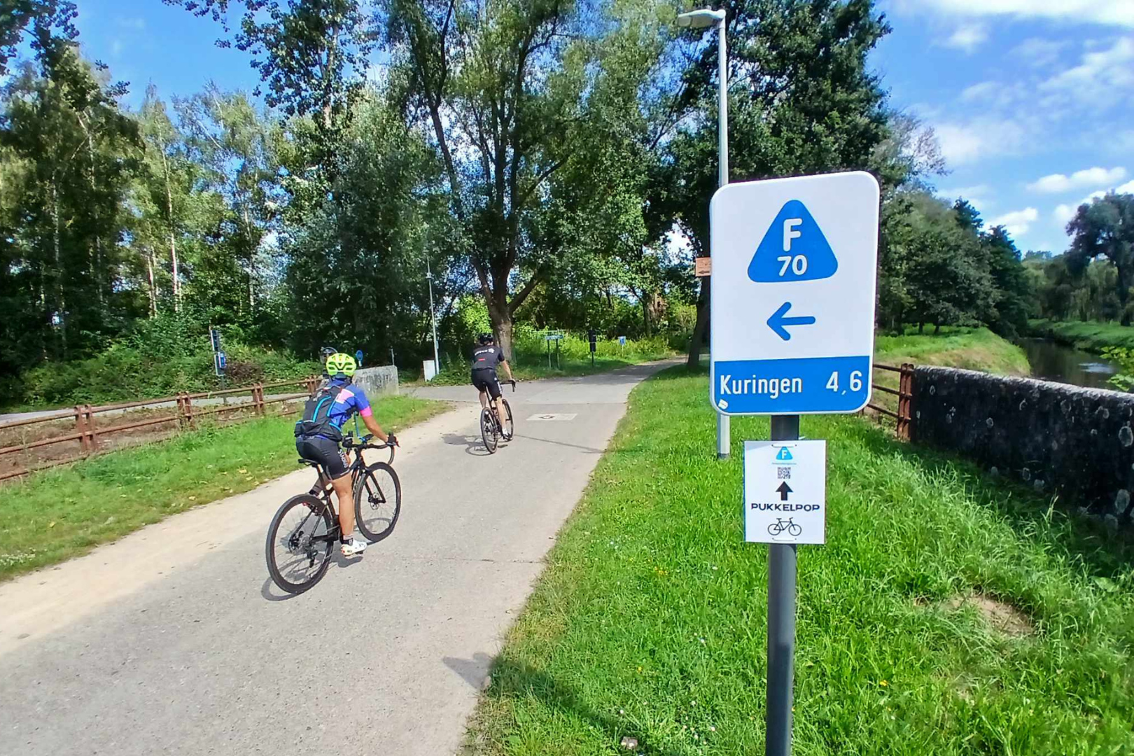 Met de fiets naar Pukkelpop via pop-up fietssnelwegen