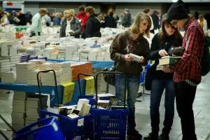 De omslag afbeelding van het boek Boekenfestijn failliet