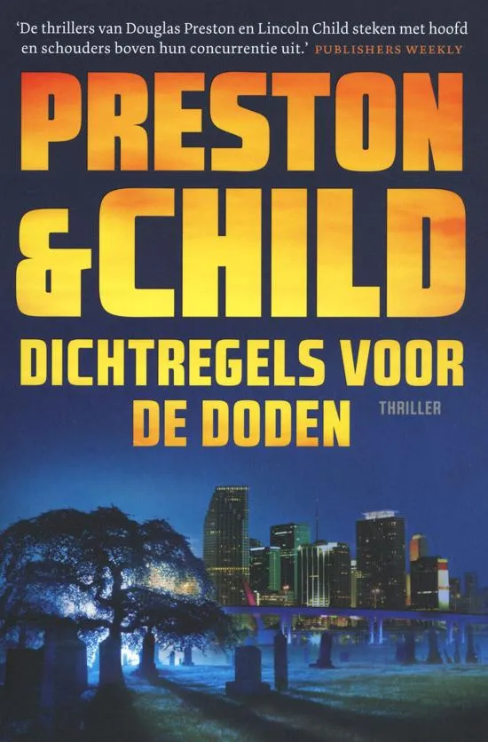De omslag afbeelding van het boek Preston en Child - Dichtregels voor de doden