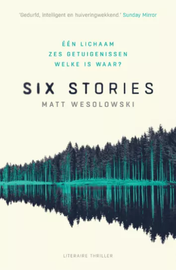 De omslag afbeelding van het boek Six stories