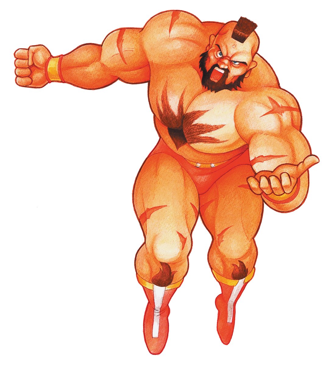 Street Fighter 2 - Zangief Minecraft Skin