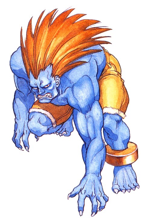 Blanka Character Images, Images, Street Fighter II, Museum