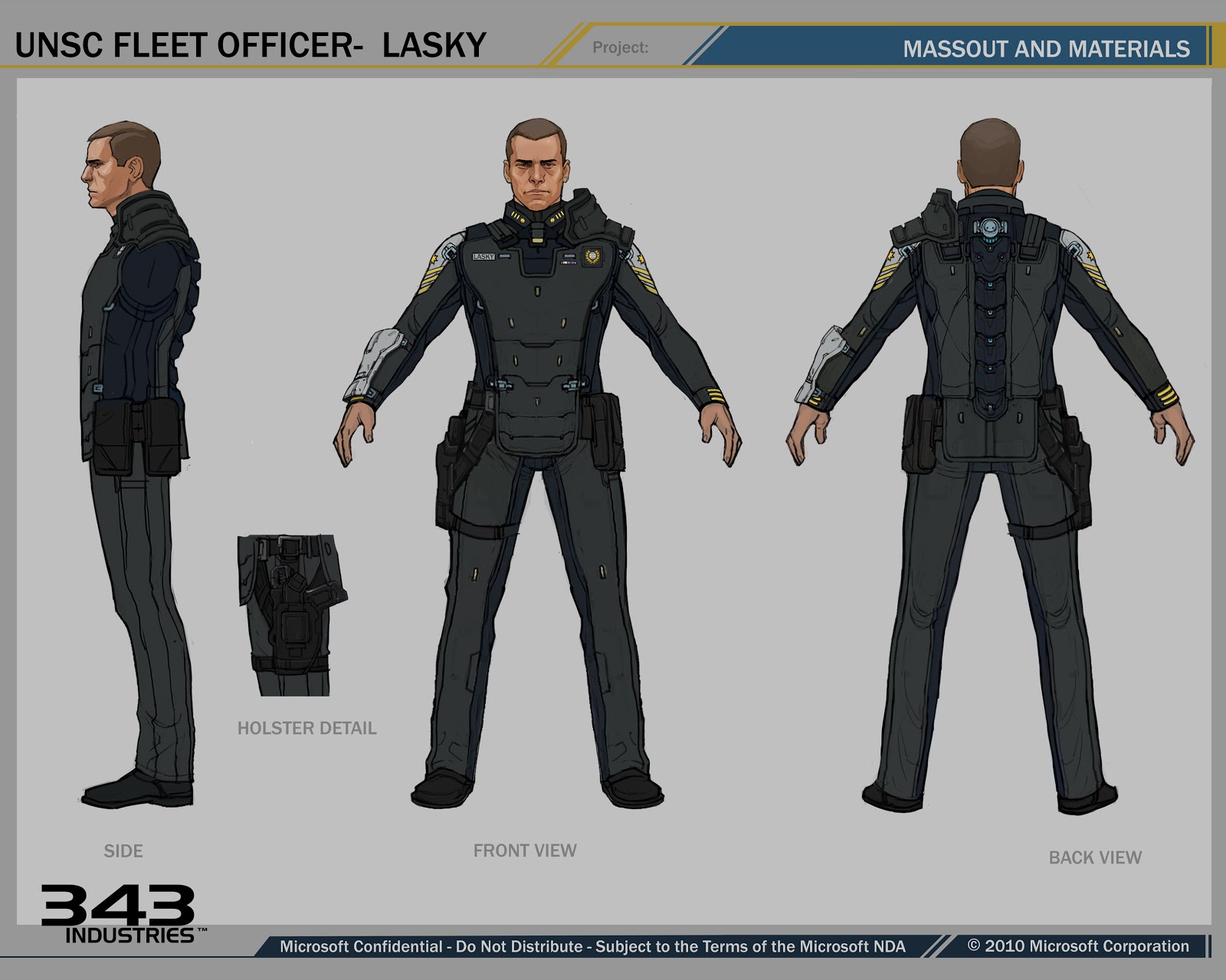 Halo 4 | UNSC Fleet Officer Lasky