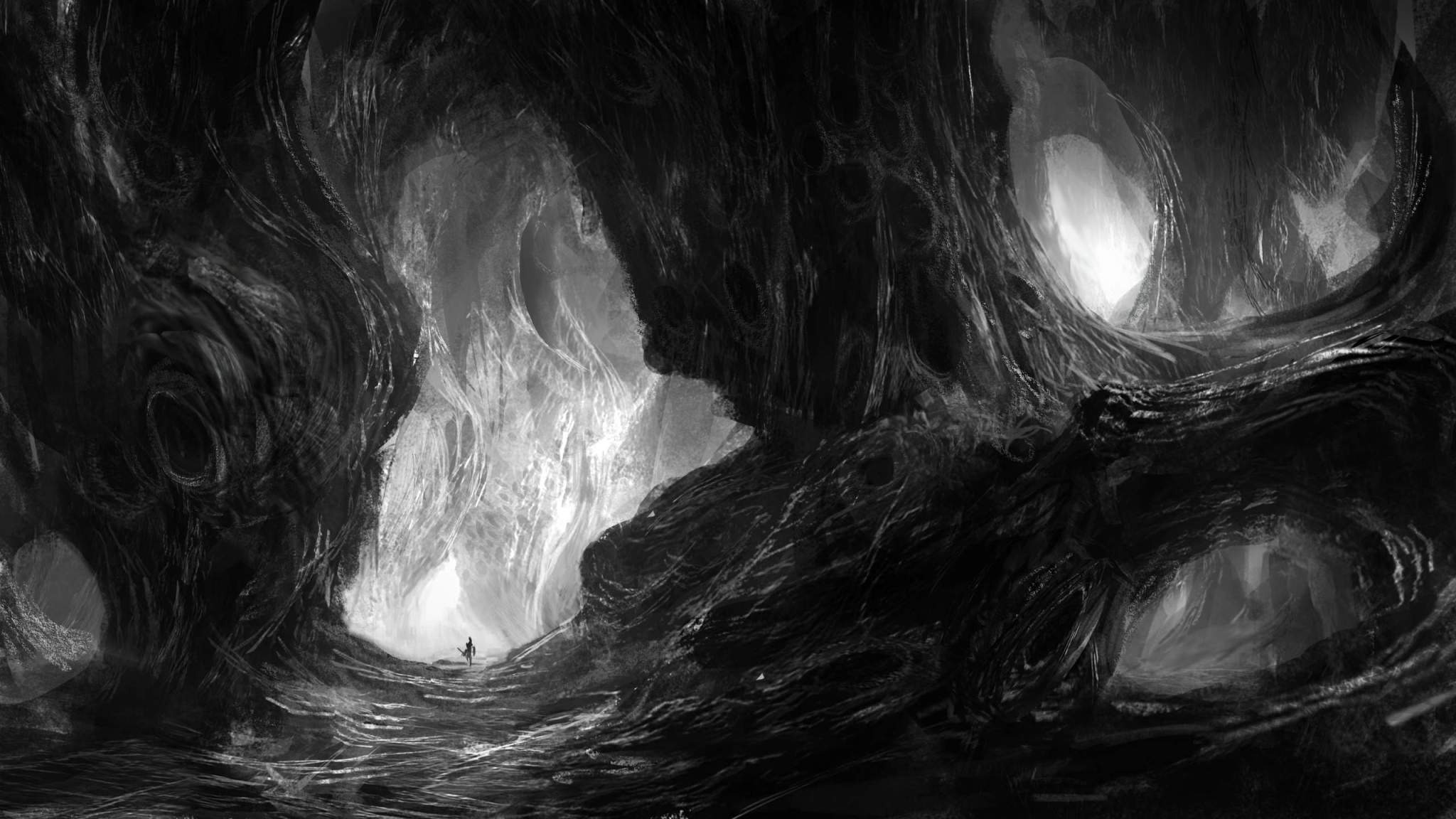 Тьма пелена. Дарк соулс пещеры. Жуткая пещера. Темная пещера. Огромная тёмная пещера.