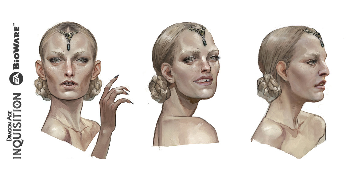 dragon age inquisition character concept art