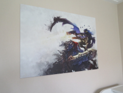 Displate poster on wall