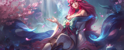 The Spirit Blossom version of Ahri from the video game League of Legends
