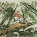 Fine art print of Agata Forest from the video game Okami