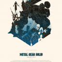 Movie poster inspired by the video game Metal Gear Solid