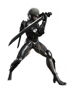 A render of Raiden for Metal Gear Rising: Revengeance