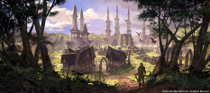 Elden Root concept art for The Elder Scrolls Online