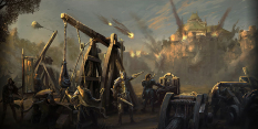 Siege weapons artwork for The Elder Scrolls Online