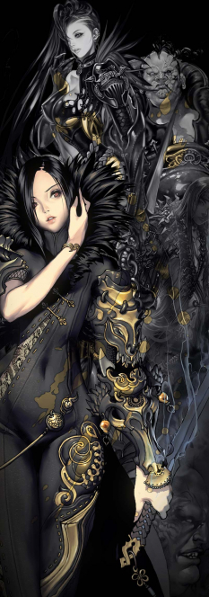 Character poster for Blade & Soul by Hyung-Tae Kim