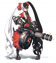 Female boss concept art for Blade & Soul by Hyung-Tae Kim