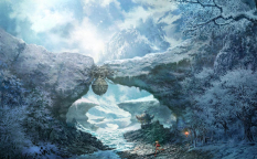 Frozen landscape for Blade & Soul