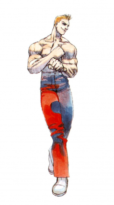 Concept art of Joe for Street Fighter