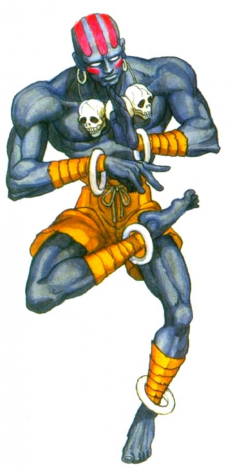 Concept art of Dhalsim for Street Fighter II': Champion Edition