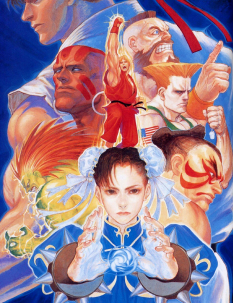 Cover Artwork for Street Fighter II': Hyper Fighting