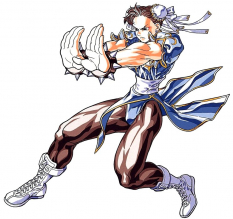 Concept art of Chun-Li for Street Fighter II': Hyper Fighting