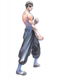 Concept art of Fei Long for Super Street Fighter II Turbo