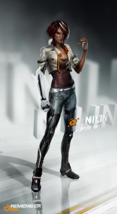 Concept art of Nilin for Remember Me