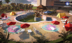 Scrapped Concept of a Hotel Pool