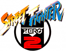 The Logo for Street Fighter Zero 2