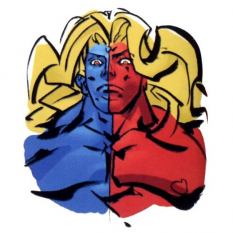 Concept art of Gill for Street Fighter III