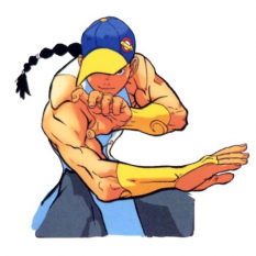 Concept art of Yun for Street Fighter III