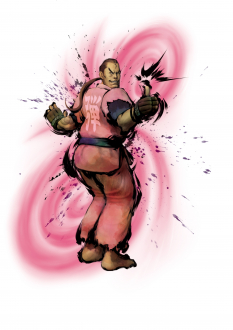 Concept art of Dan for Street Fighter IV