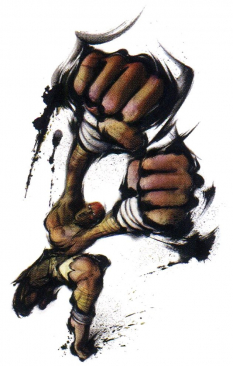 Concept art of Dhalsim for Street Fighter IV