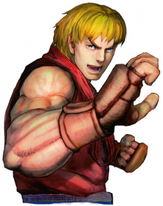 Concept art of Ken for Street Fighter IV