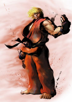 Concept art of Ken for Street Fighter IV