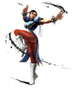 Concept art of Chun-Li for Super Street Fighter IV