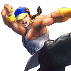 Concept art of Yun for Super Street Fighter IV: Arcade Edition