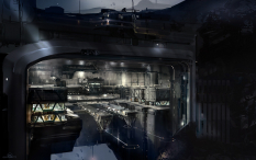 Concept artwork for Halo 4 by Nicolas Bouvier