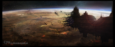 Concept artwork for Halo 4 by Jason Borne