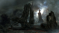 Concept artwork for Halo 4 by Thomas Scholes