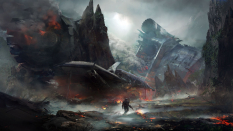 Concept artwork for Halo 4 by A.J. Trahan