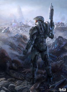 Concept artwork for Halo 4 by John Liberto
