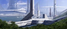 Concept artwork of Alliance Lithograph for Mass Effect 3