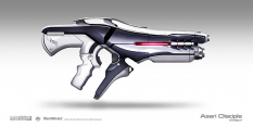 Concept artwork of Asari Disciple for Mass Effect 3 by Brian Sum