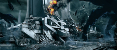 Concept artwork of Destroyed by Reapers for Mass Effect 3