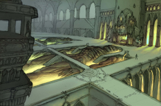 Dungeon concept art for Diablo III by Victor Lee