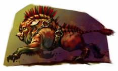 Fallen hound concept art for Diablo III
