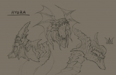 Hydra concept art for Diablo III