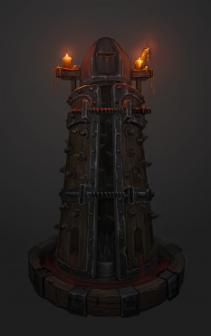Torture device concept art for Diablo III