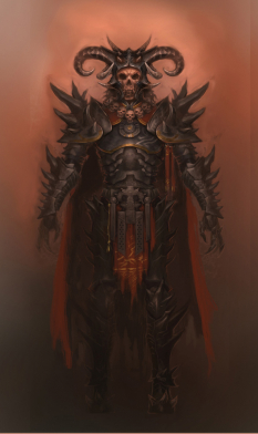 Concept art of evil armor for Guild Wars 2 by Xia Taptara