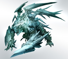 Concept art of monster concept for Guild Wars 2 by Kekai Kotaki