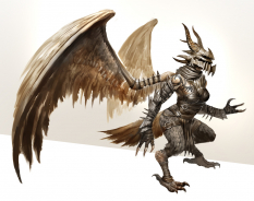Concept art of creature concept for Guild Wars 2 by Kekai Kotaki